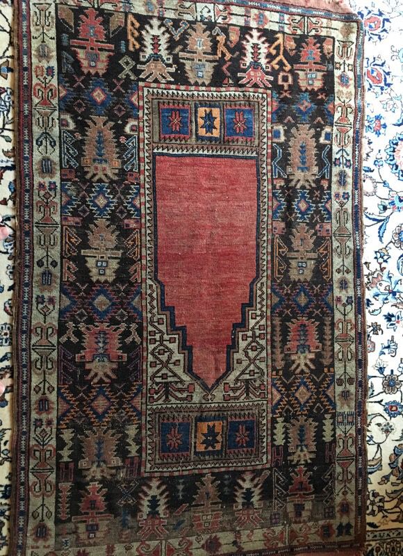 Antique Turkish prayer rug