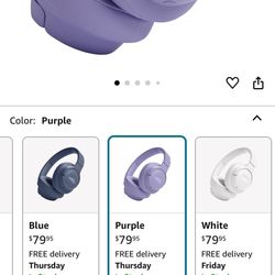 JBL Tune 720BT - Wireless Over-Ear Headphones with JBL Pure Bass Sound, Bluetooth 5.3, Up to 76H Battery Life and Speed Charge, Lightweight, Comfortab