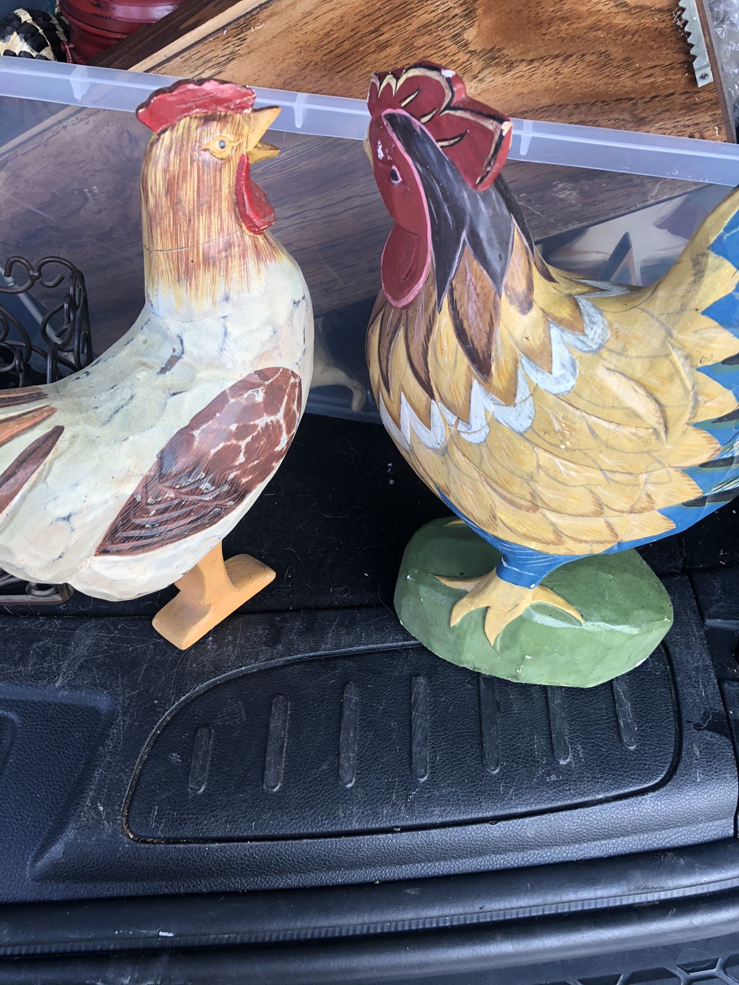 3 chickens farm house decor
