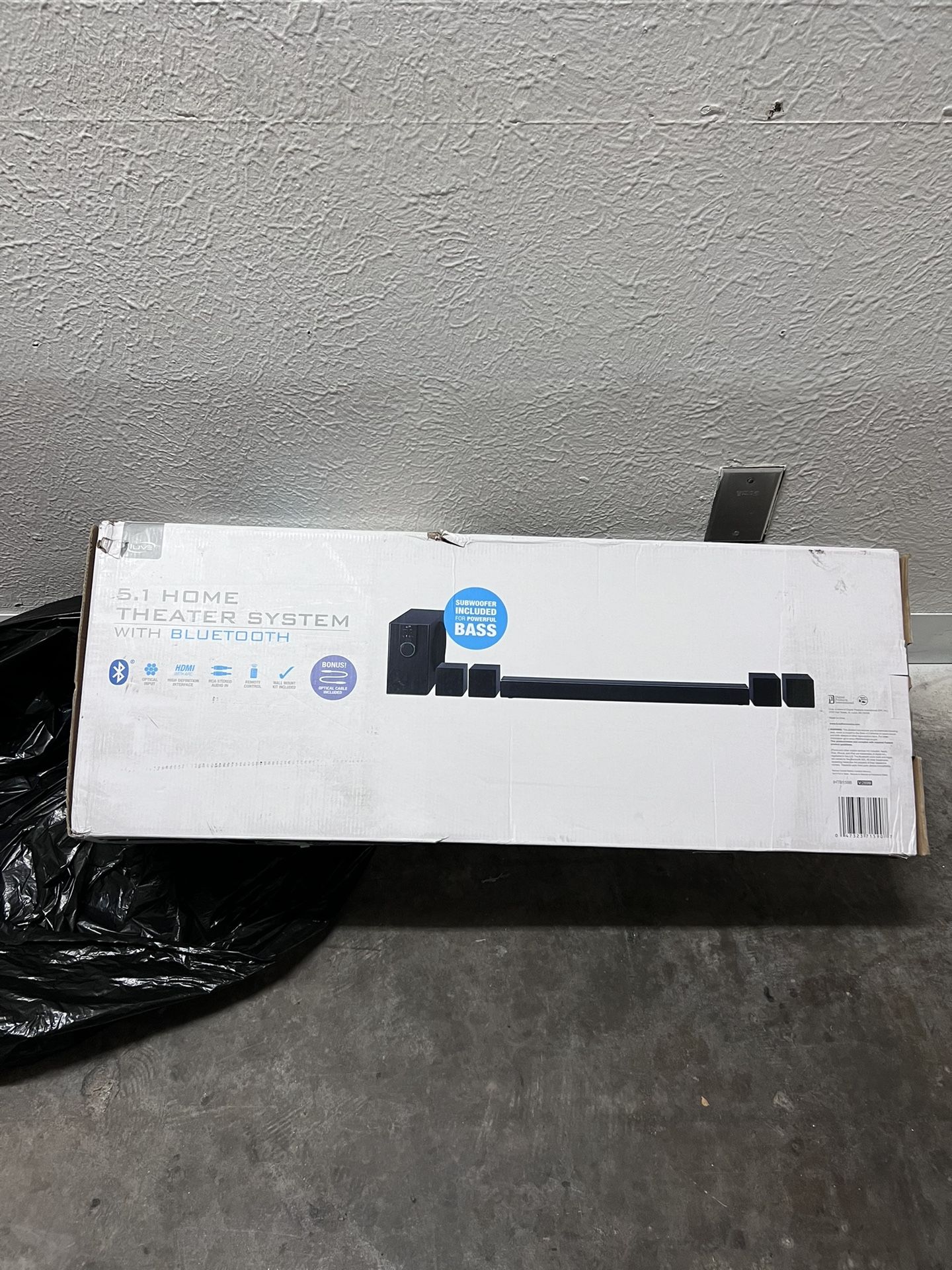 5.1 Home Theater System with Bluetooth (IHTB138B) for Sale in Inglewood