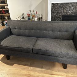Basic grey couch Sofa