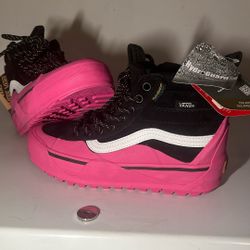Vans Sk8-Hi Dip MTE-2 Black Pink High Top Boots Sneakers US Mens Size 3.5 W5