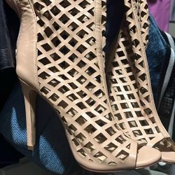 Leather Knee High Boot