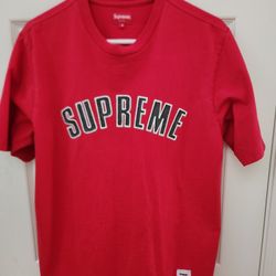 Supreme Short Sleeve Tee Medium Red