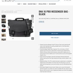 Tenba Camera and Laptop Messenger Bag
