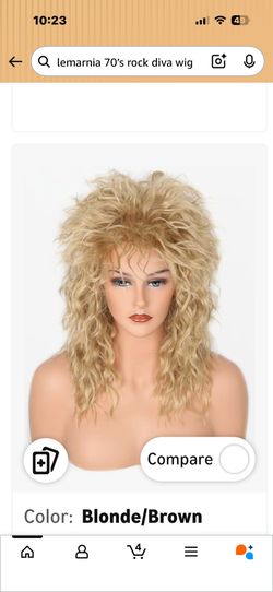Women's Wigs 70s 80s Singer Wigs Short Curly Blonde Beehive Wigs for Women Halloween Costume Wigs