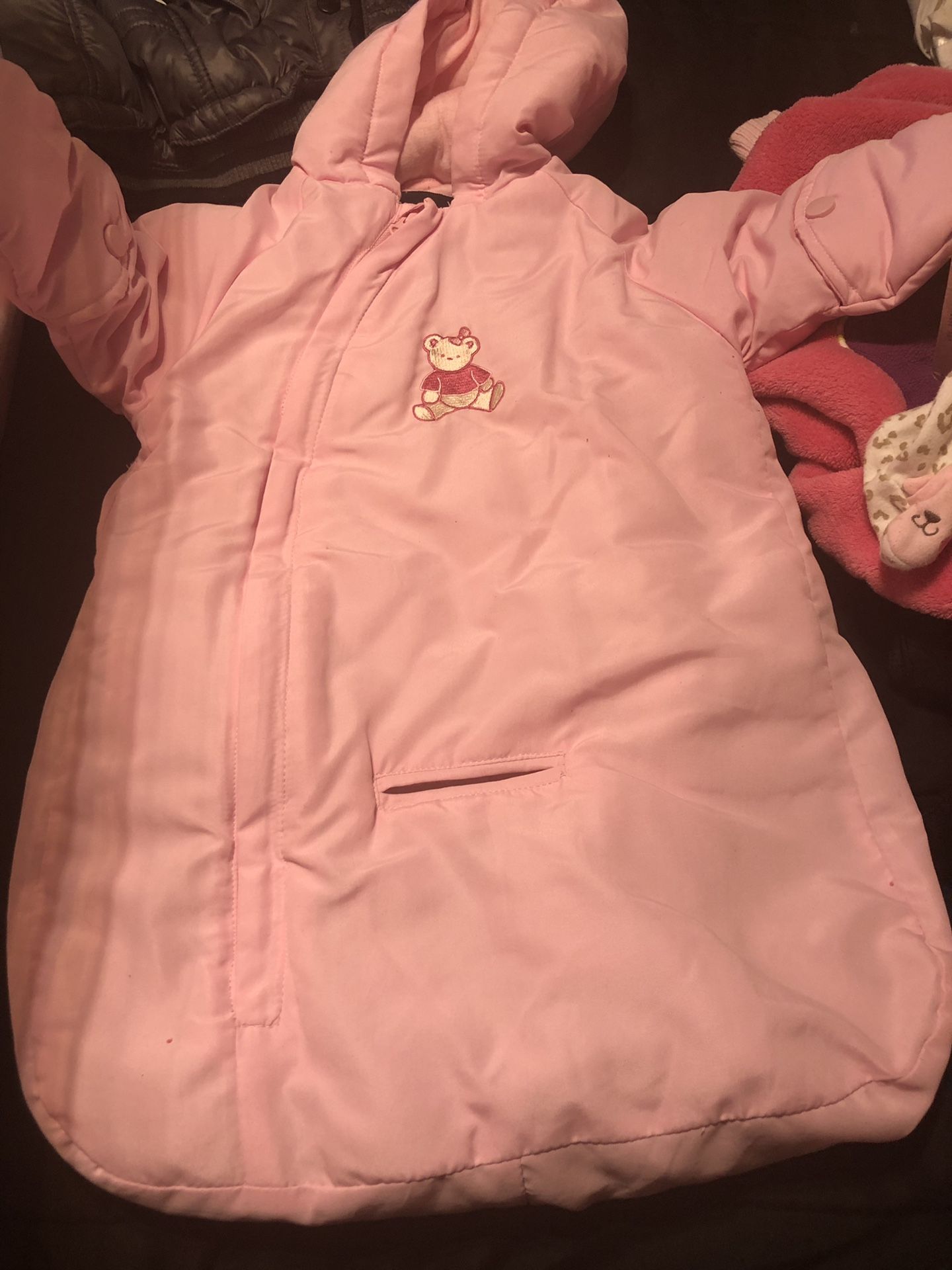Baby girl cloths , bottle warmer, car seat cover and more