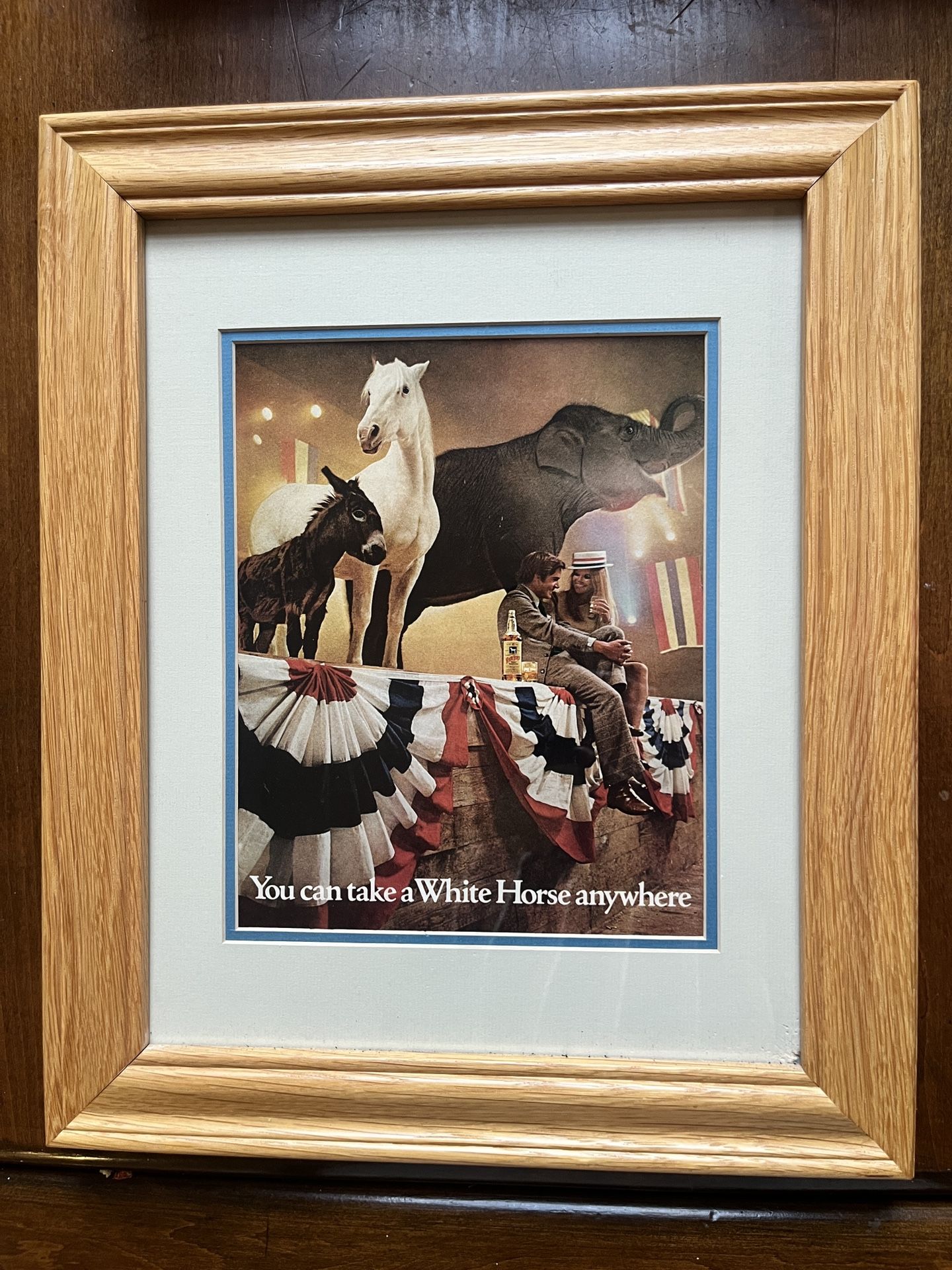 Vintage Beer Advertisement Framed Decor