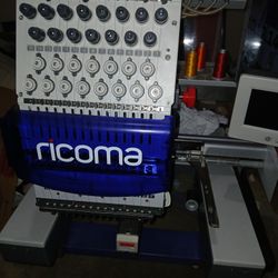 Ricoma 15 needle embroidery machine