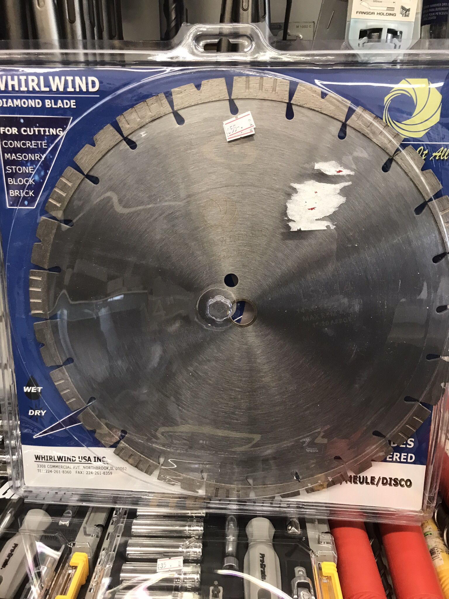 Concrete 14 Inch Blades $45