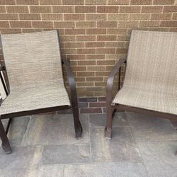 2 Aluminum Patio Deck Chairs  🚚 Extra Will Not Rust