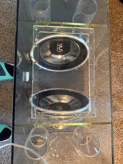 Audio Solution Dual Subwoofer Acrylic Enclosure