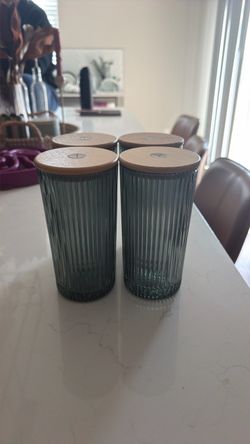 4 Pack Glass Cups OBO