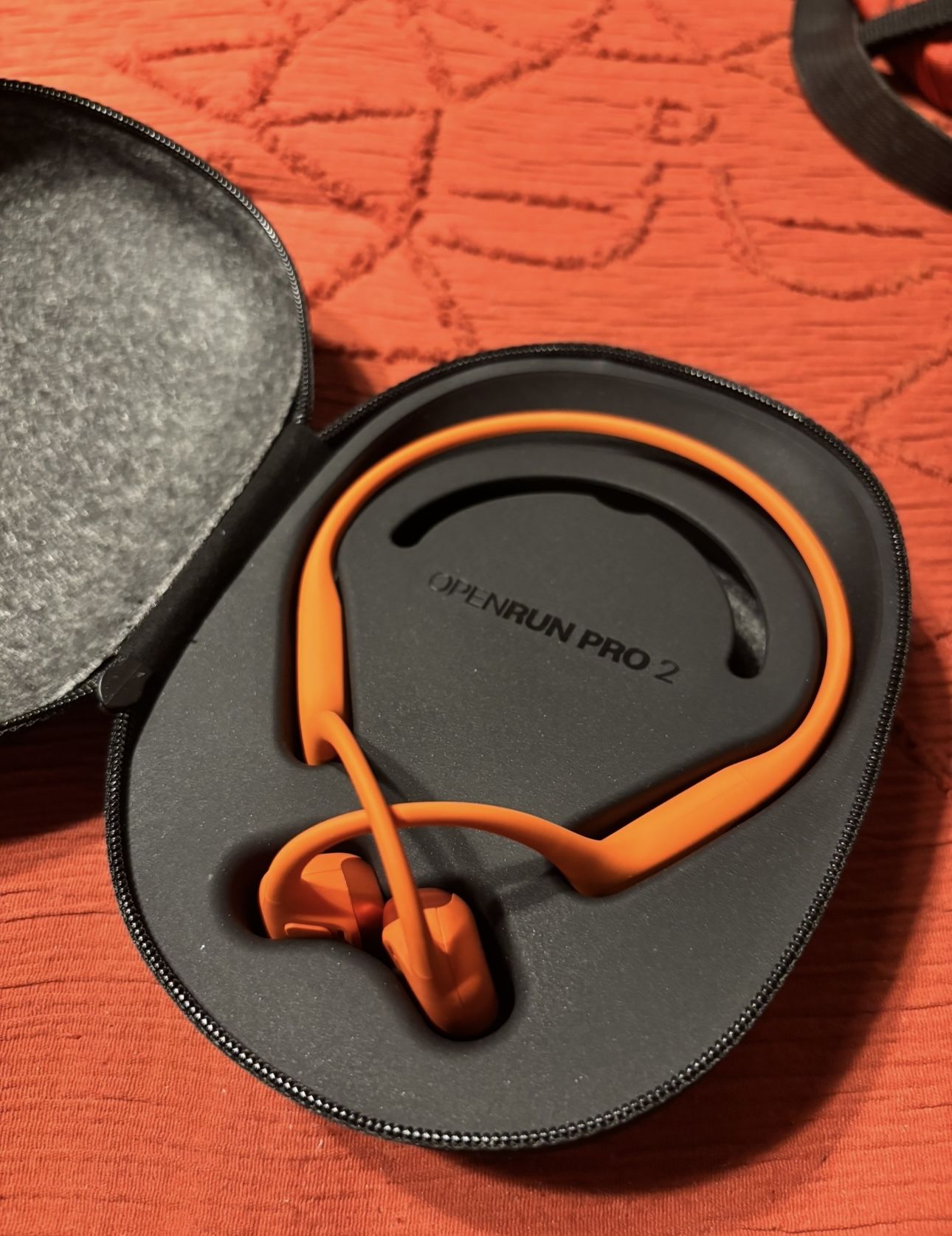 Shokz Headphones New Orange Mini