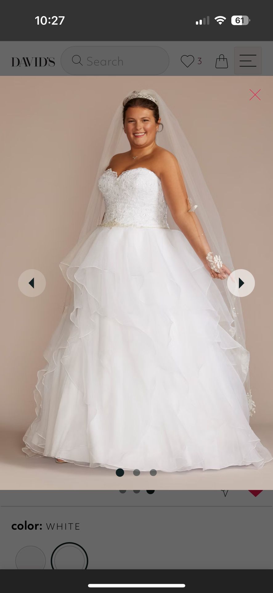 Wedding Dress Size 16W