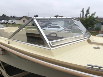 classic boat windshield
