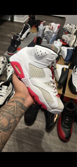 Worn 1x hare 6s Sz 9.5 Og box