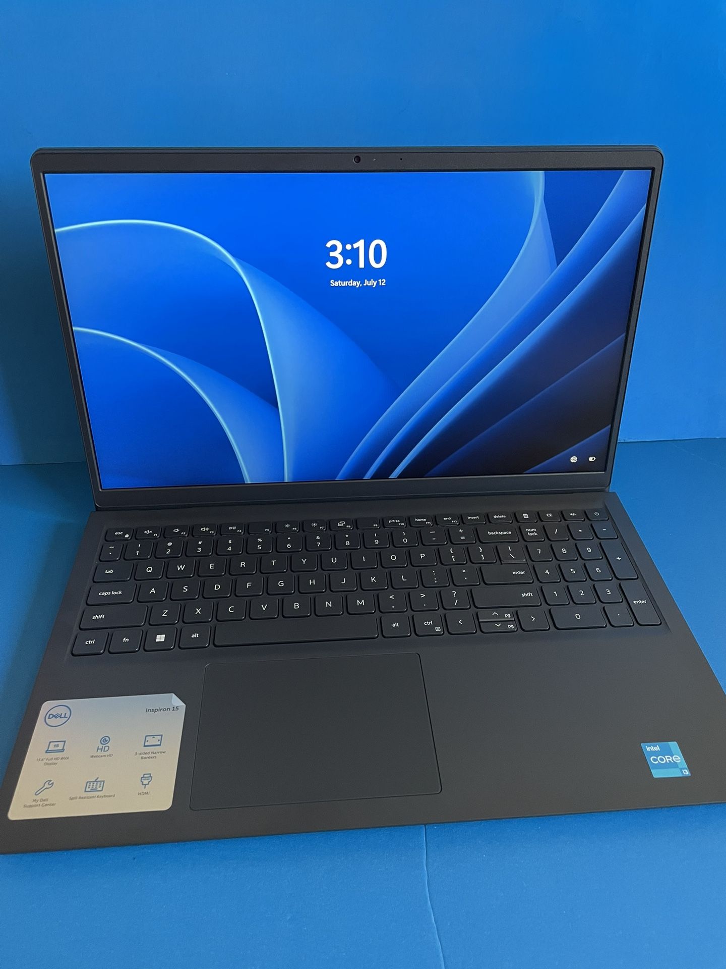 Dell Inspiron 15.6” FullHD Display i3 12th Generation 8GB RAM 512GB SSD (2023 Model) New