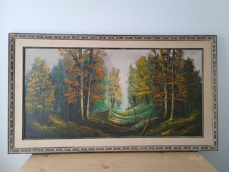 Painting by William E. Messner 55x31