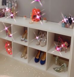 White IKEA KALLAX Shelf