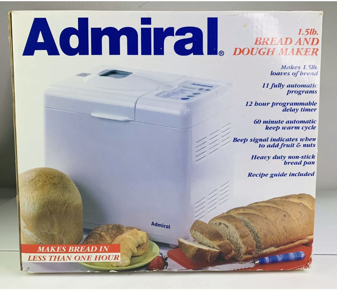 Admiral bread maker - open box