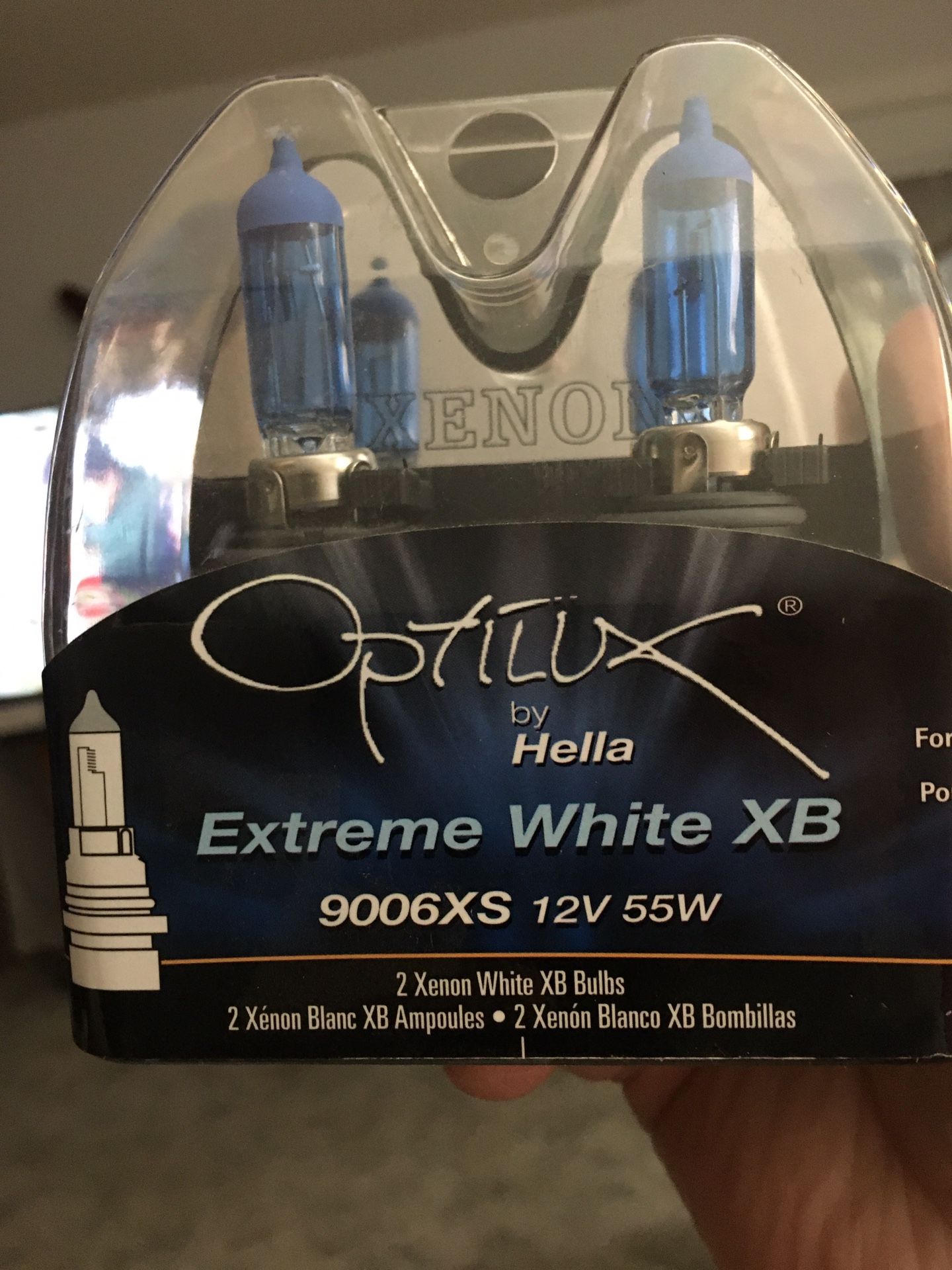 Hella optilux extreme white headlights