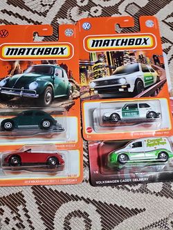 Matchbox Volkswagen Die-Cast Cars Set of 4