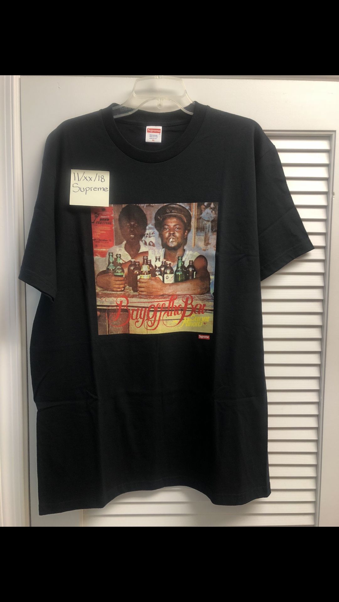 Supreme Tee black new