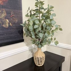 New Faux Boho Eucalyptus Plant