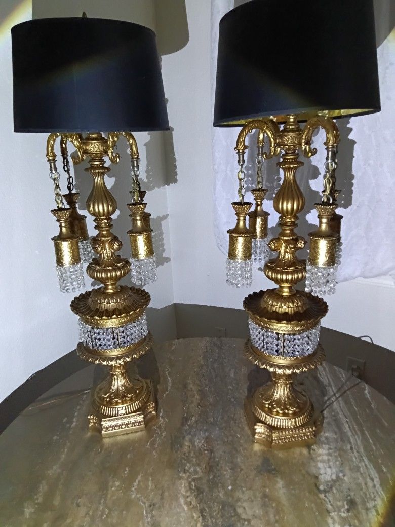 Loevsky And Love sky Hollywood Regency Lamps