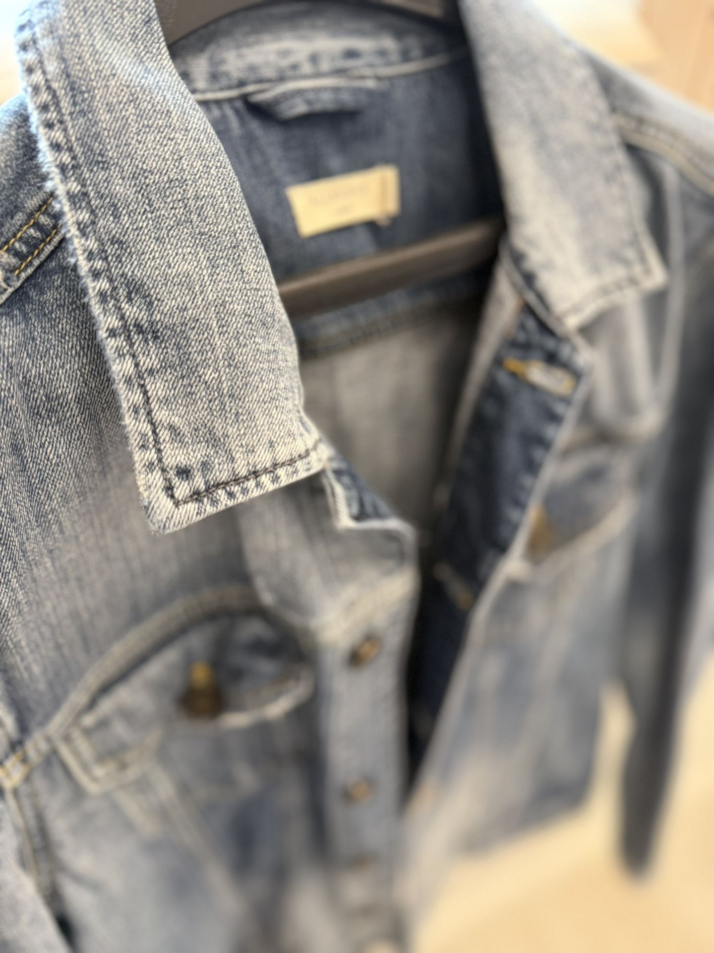 All Saints Denim Jacket Men’s Size Large