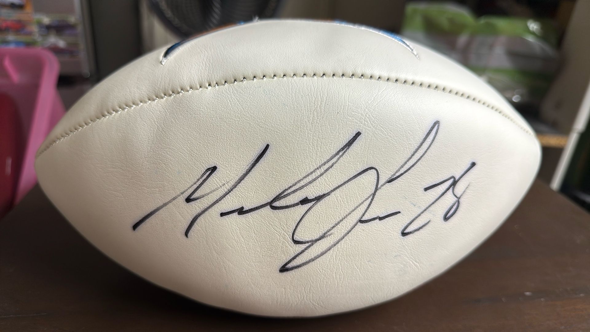 Melvin Gordon Signed Los Angeles Chargers Embroidered NFL Football