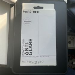 TECH21. impact shield anti-glare iphone X AND 11PRO