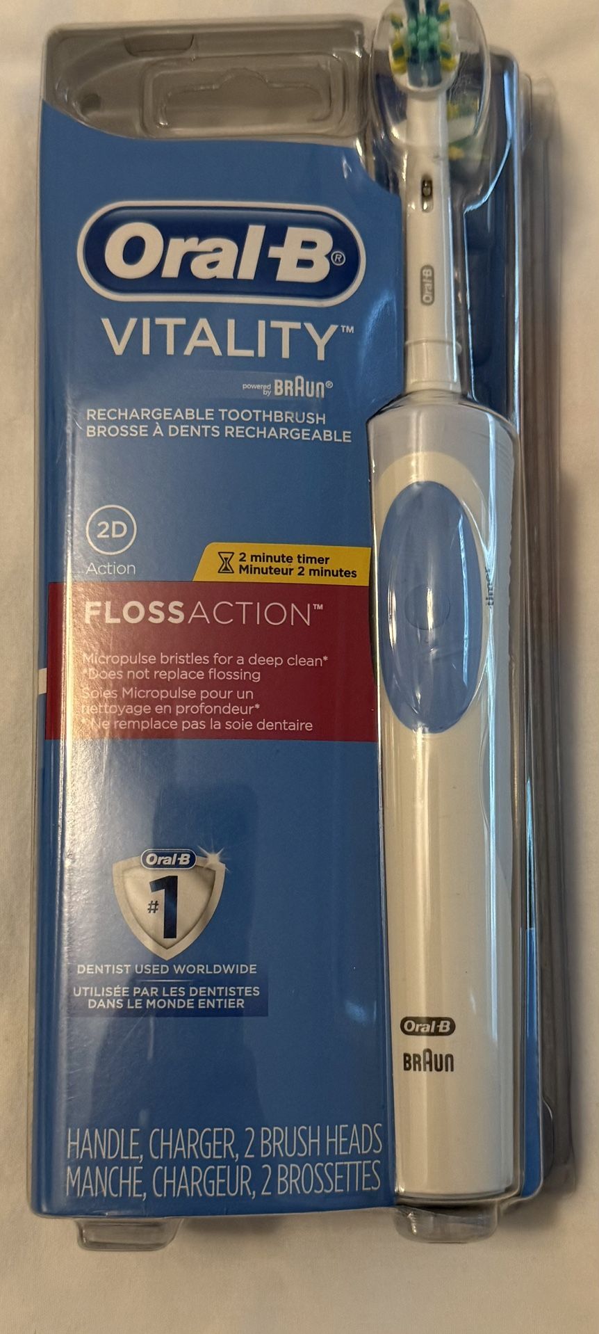 NEW Oral-B Vitality Rechargeable Toothbrush
