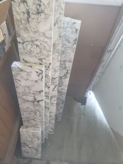 Granite backsplash