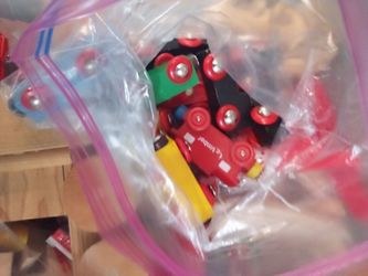 BRIO Wooden Train Cars Lot