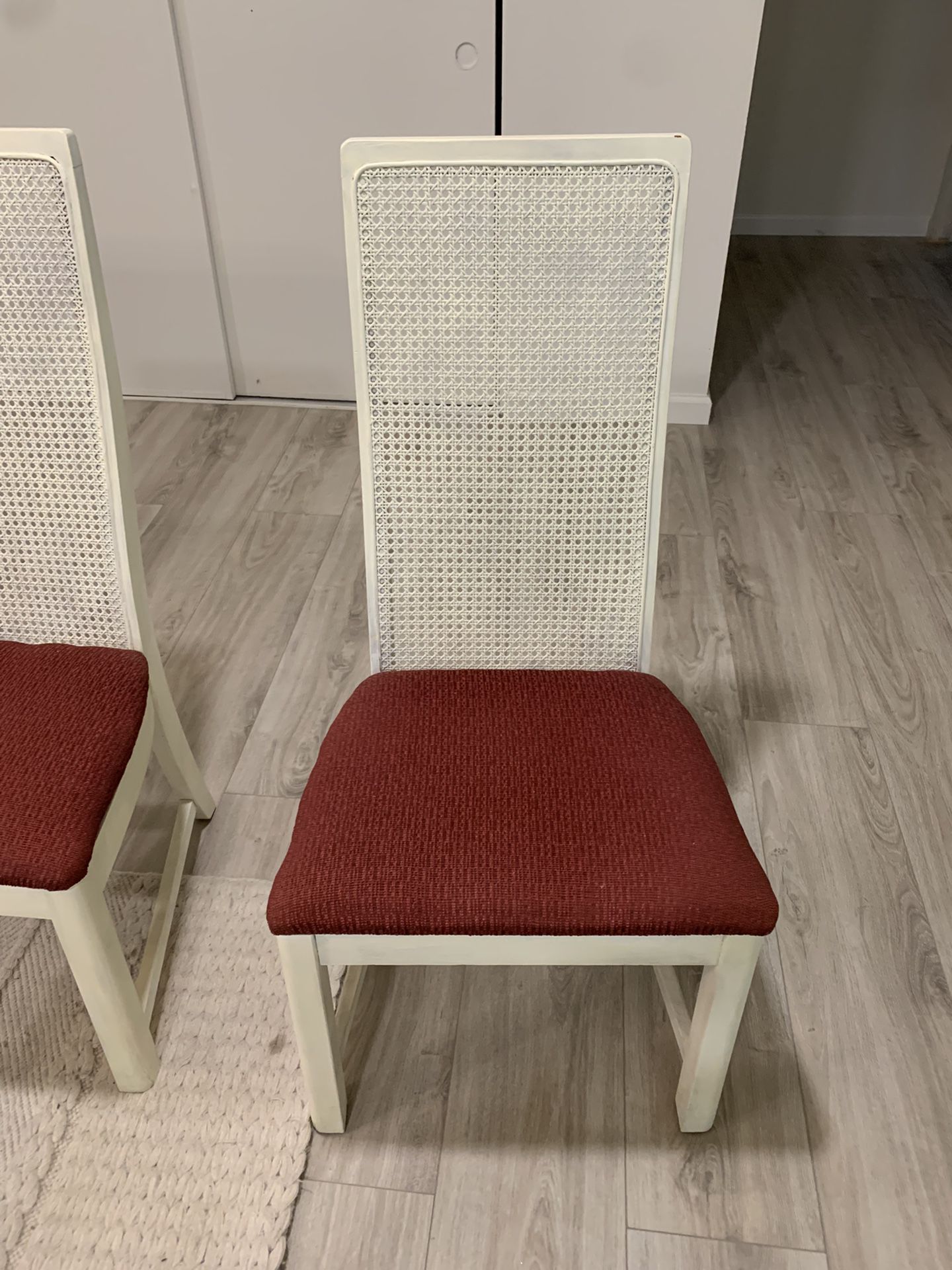 4 Cane Back Chairs 