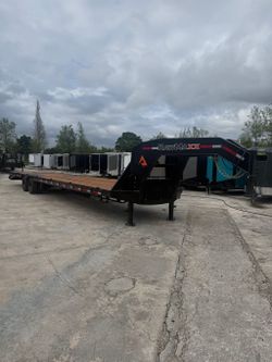 Rawmaxx 8.5 x 40 Gooseneck Flatbed Trailer 40k