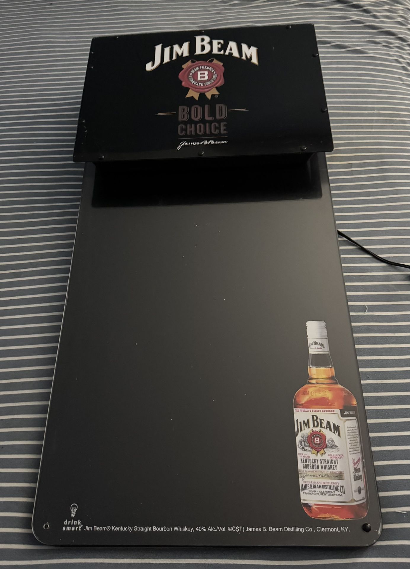 Jim Beam Lighted Menu Board