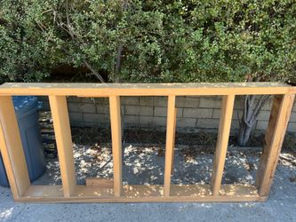 Wooden 7ft Shelf