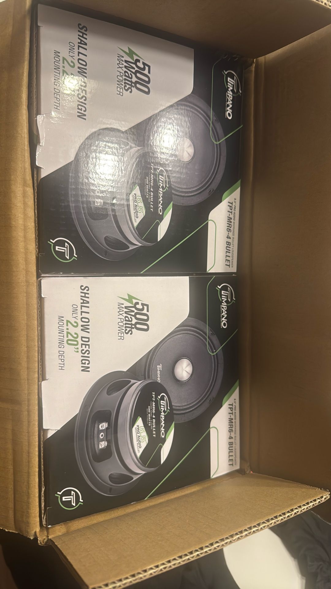 4/ Timpano 6.5 /500 Watt Speakers