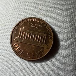 1981-D Lincoln Penny Broad Struck Off Center Error