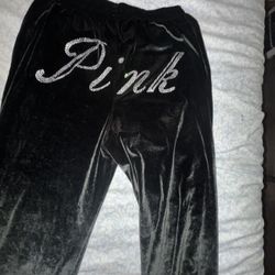 Victoria’s Secret PINK Velour Rhinestone Swea