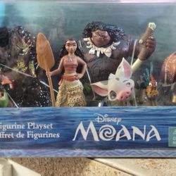 Disney Moana Figurine Set 6pieces Total Brand New 