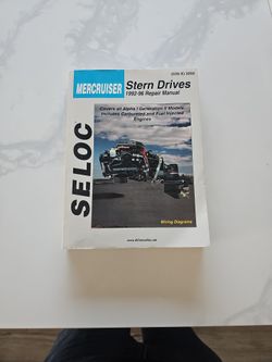 SELOC Mercruiser Stern Drives 92-96 Repair Manual