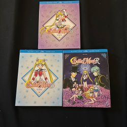 Sailor Moon Blu Ray Movie 3 Movie Set 