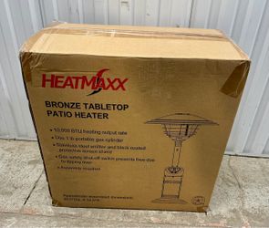 Heatmaxx 10,000 BTU Bronze Tabletop Patio Heater