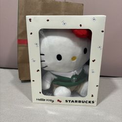 Hello Kitty X Starbucks Plushie 