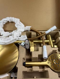 Kohler 3 in 1 Brushed Gold Shower System Set