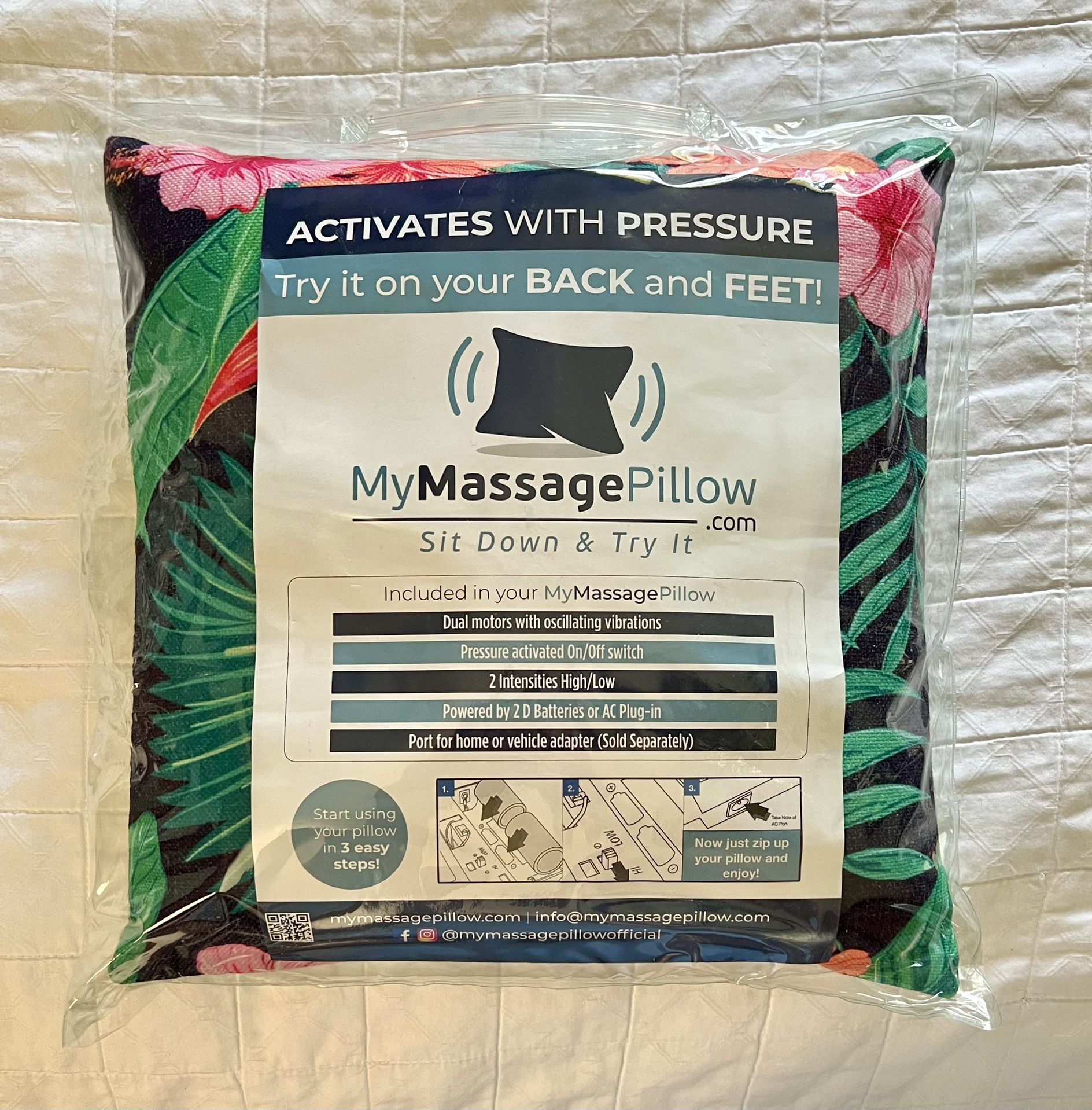 NEW Pressure Activated Massage Pillow